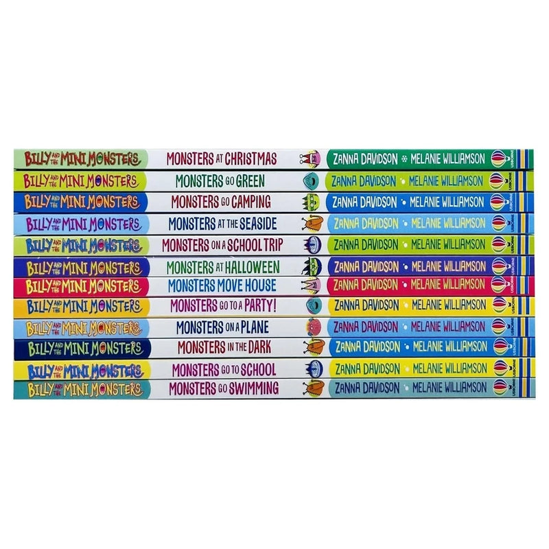 Billy and the Mini Monsters Series Books 1 - 12 Collection Set by Zanna Davidson - The Book Bundle