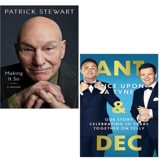 Once Upon A Tyne McPartlin,Anthony,Making It So Patrick Stewart 2 Books Set - The Book Bundle
