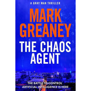 Six paperback books from The Gray Man series by Mark Greaney, fiction collection set with Sphere branding.