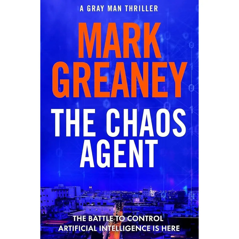 Six paperback books from The Gray Man series by Mark Greaney, fiction collection set with Sphere branding.
