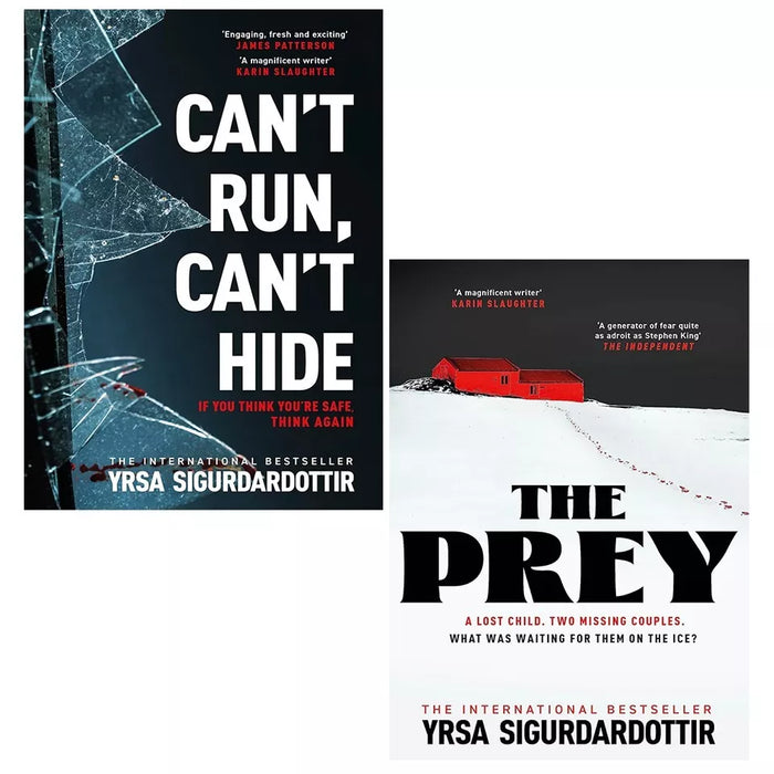 Yrsa Sigurdardottir Collection 2 Books Set (Can't Run, Can't Hide, Prey Victoria) - The Book Bundle