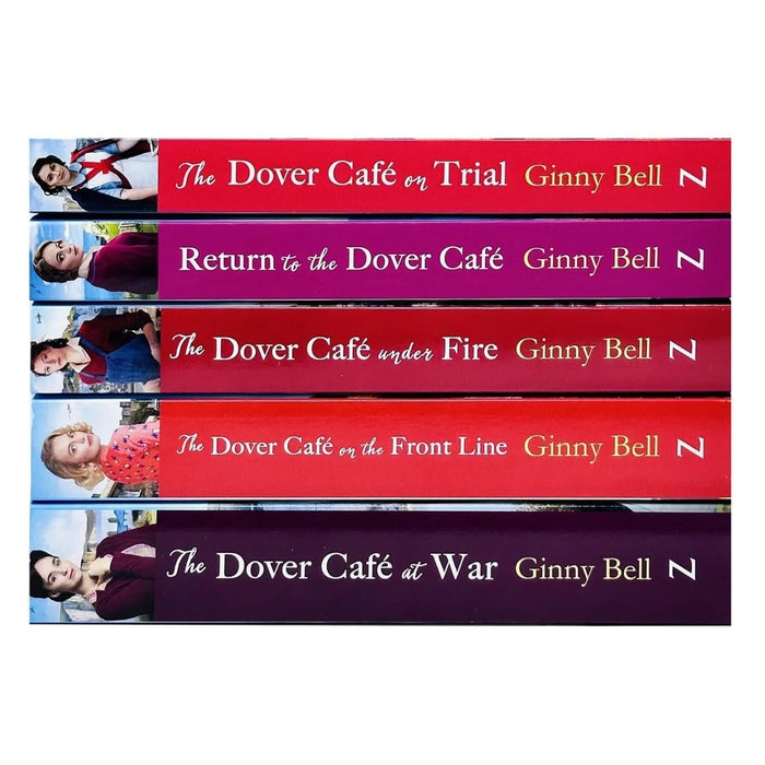 Dover Cafe Series 5 Books Collection Set by Ginny Bell Return to the Dover Cafe at War, Dover Cafe on Trial - The Book Bundle