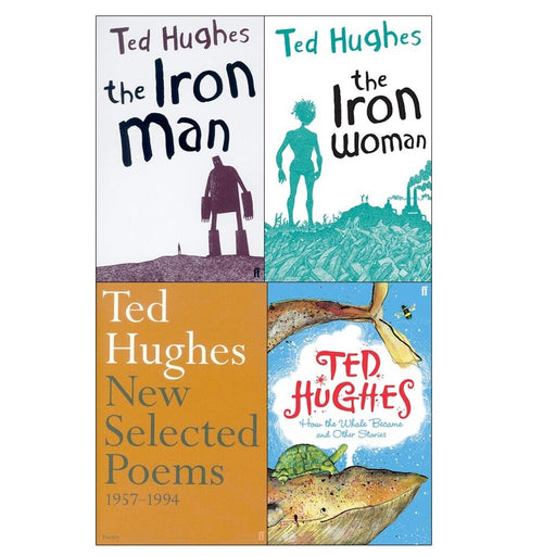 Ted Hughes Collection 4 Books Set Iron Woman, Iron Man, How the Whale Became.... - The Book Bundle