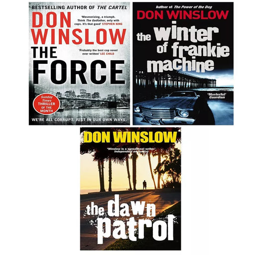 Don Winslow Collection 3 Books Set Force, Dawn Patrol, Winter of Frankie Machine - The Book Bundle