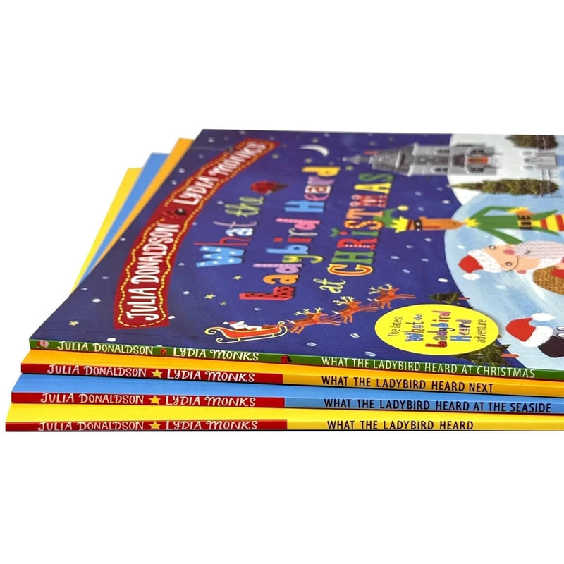 What the Ladybird Heard 4 Books Collection Set By Julia Donaldson (What the Ladybird Heard, What the Ladybird Heard Next) - The Book Bundle