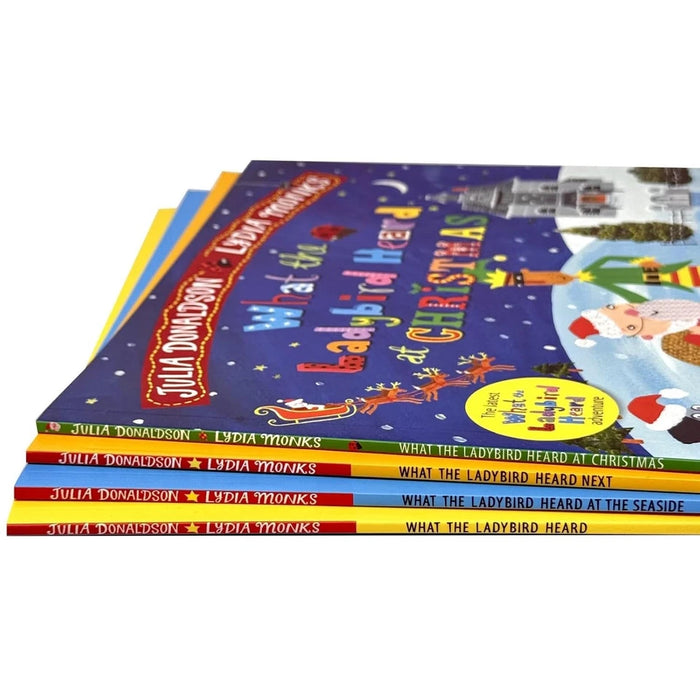 What the Ladybird Heard 4 Books Collection Set By Julia Donaldson (What the Ladybird Heard, What the Ladybird Heard Next) - The Book Bundle