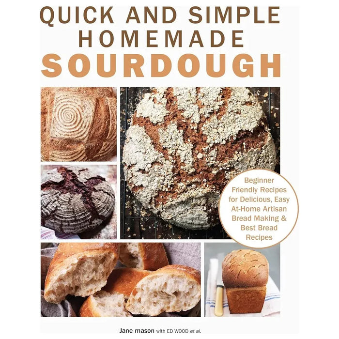 An A-Z of Pasta, Crazy For Cookies Brownies, Simple Homemade Sourdough 3 Books Set - The Book Bundle