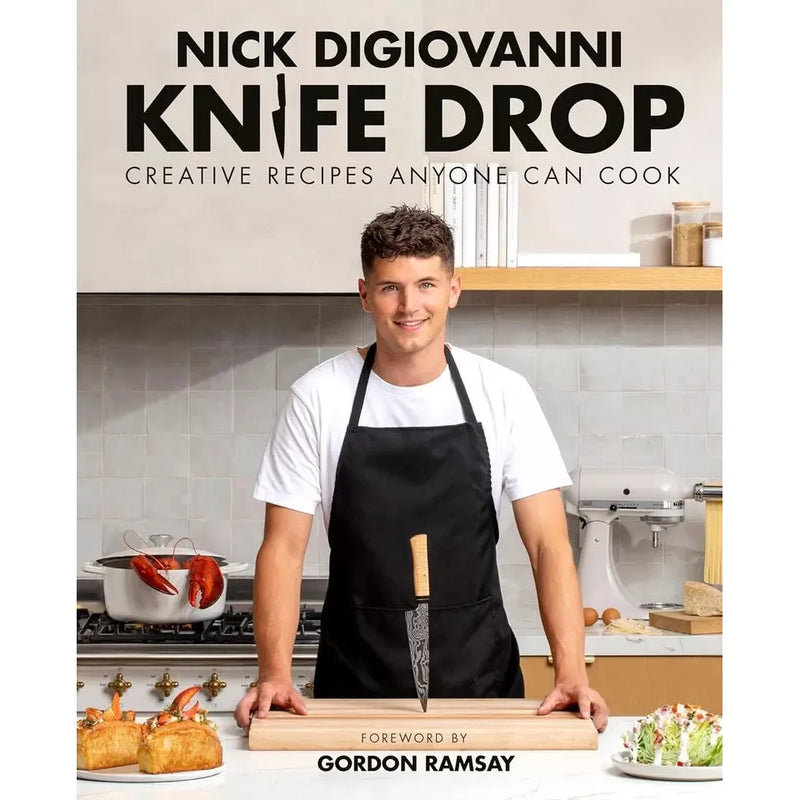 Slim 800 Hot Air Fryer Recipe Cookbook, Knife Drop Nick DiGiovanni 2 Books Set - The Book Bundle