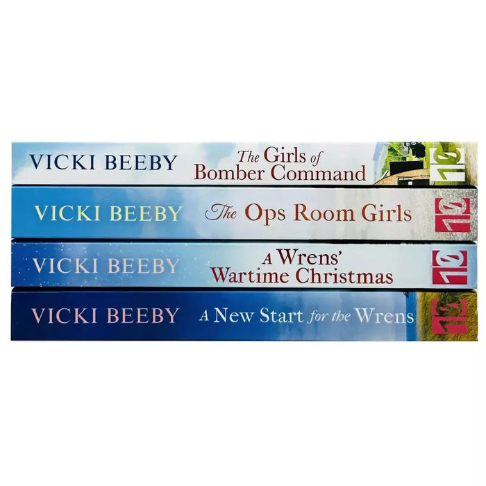 Vicki Beeby Collection 4 Books Set Girls of Bomber Command, Ops Room Girls - The Book Bundle