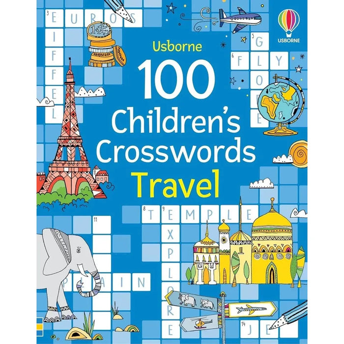 Phillip Clarke Collection 4 Books Set (100 Children's Puzzles and Games Holiday, 100 Children's Crosswords Holiday, Travel and 100 Children's Wordsearches Animals) - The Book Bundle