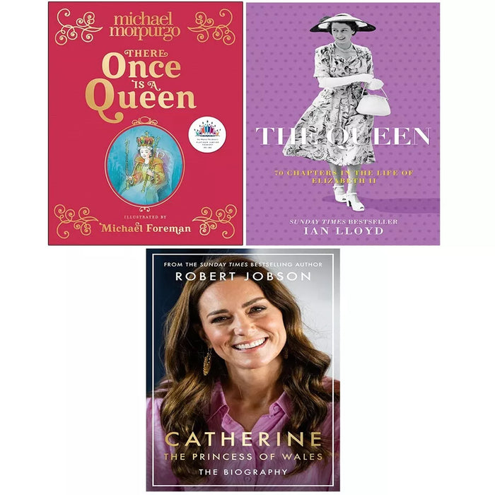 Catherine Princess of Wales, Queen Ian Lloyd, There Once is a Queen 3 Books Set - The Book Bundle