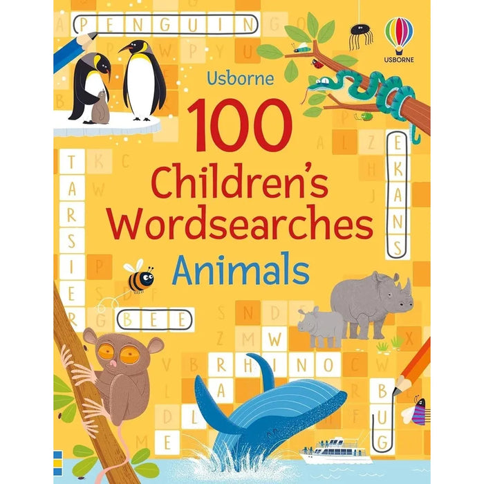 Phillip Clarke Collection 4 Books Set (100 Children's Puzzles and Games Holiday, 100 Children's Crosswords Holiday, Travel and 100 Children's Wordsearches Animals) - The Book Bundle