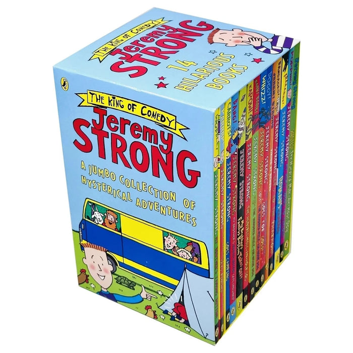 Jeremy Strong 14 Books Collection Box Set (Romans on the Rampage, Let's Do The Pharaoh!) - The Book Bundle