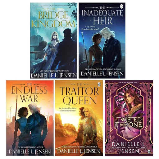 Danielle L. Jensen Bridge Kingdom Series 5 Books Collection Set Twisted Throne - The Book Bundle