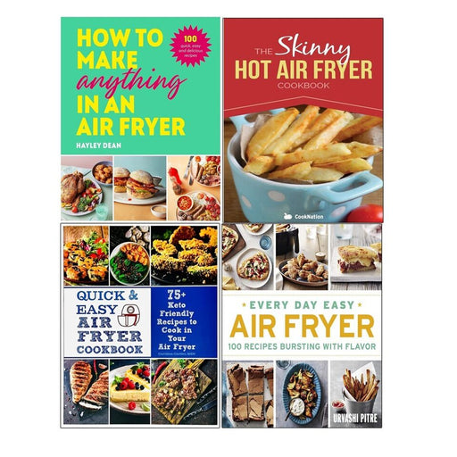 Air Fryer Cookbook 4 Books Collection Set (How to Make Anything in an Air Fryer) - The Book Bundle
