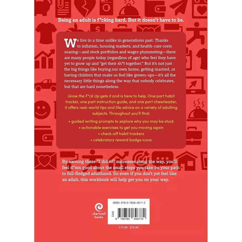 Grow the F*ck Up: Healthy Way to Improve Your Work, Life by Chartwell Books - The Book Bundle