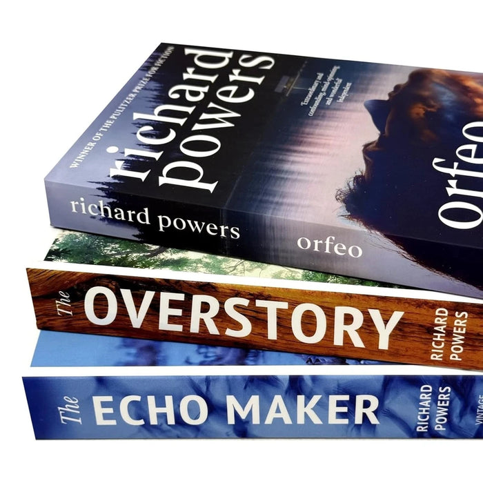 Richard Powers 3 Books Collection Set (Echo Maker, Orfeo, Overstory) - The Book Bundle