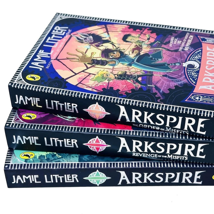 Arkspire Series 3 Books Collection Set by Jamie Littler (The Order of Misfits, Revenge of the Misfits) - The Book Bundle