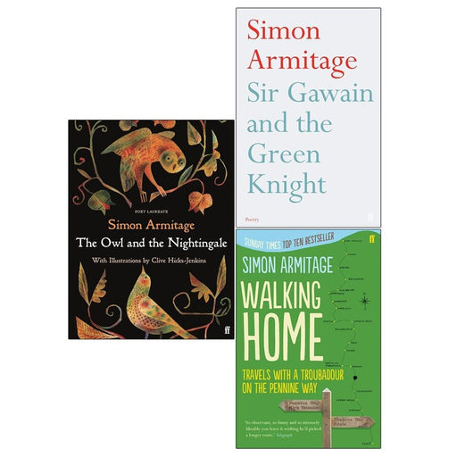 Simon Armitage Collection 3 Books Set Owl and the Nightingale, Walking Home - The Book Bundle