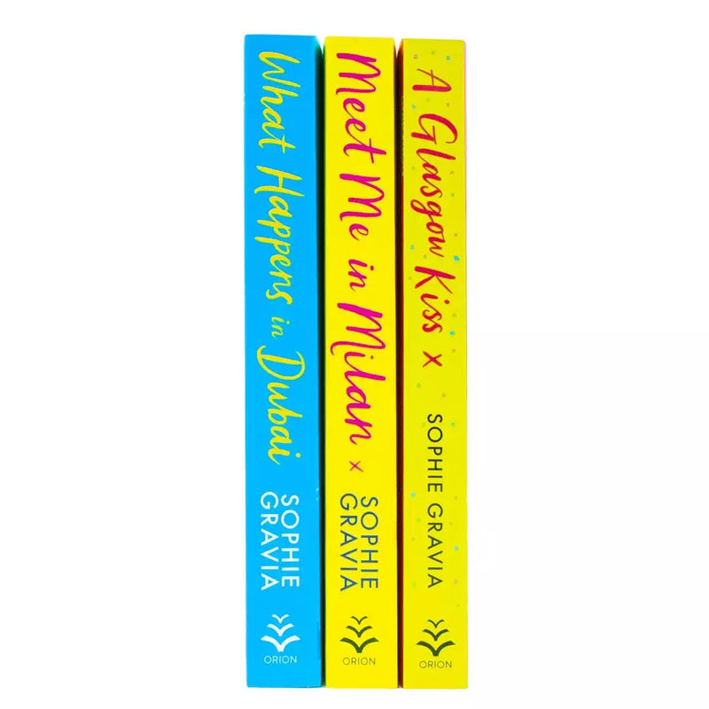 Sophie Gravia 3 Books Collection Set (A Glasgow Kiss, What Happens in Dubai & Meet Me in Milan) - The Book Bundle