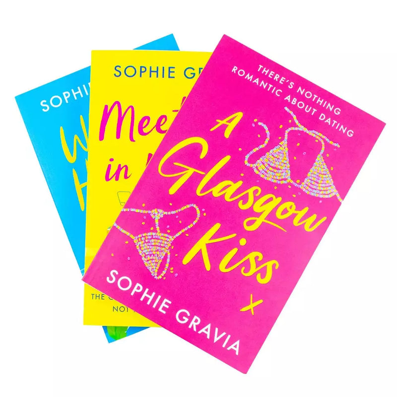 Sophie Gravia 3 Books Collection Set (A Glasgow Kiss, What Happens in Dubai & Meet Me in Milan) - The Book Bundle