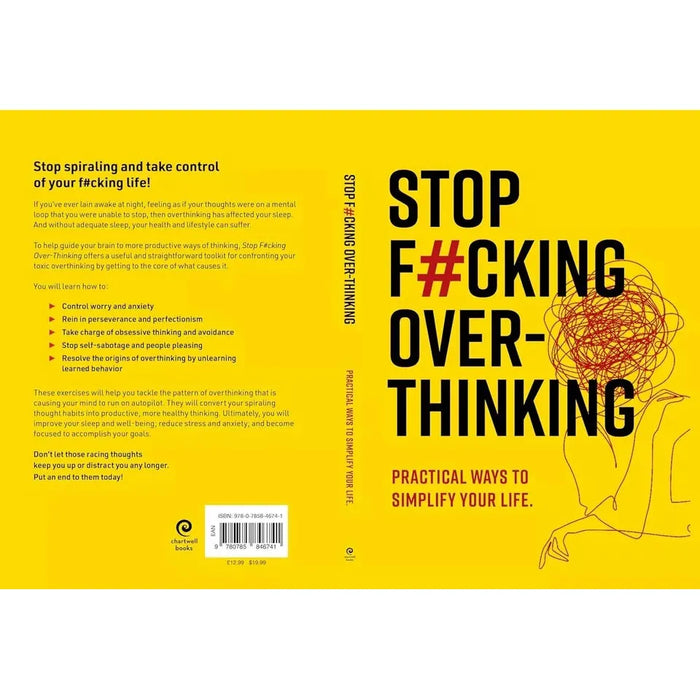 Stop F*king Over-thinking : Practical ways to Simplify your by Chartwell Books - The Book Bundle