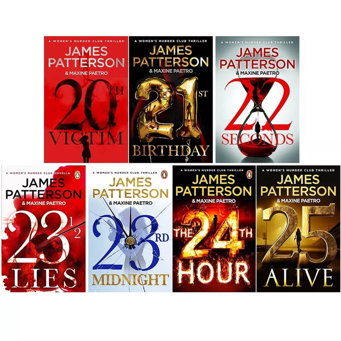 Women's Murder Club Series 7 Books Collection Set by James Patterson 20-25 - The Book Bundle