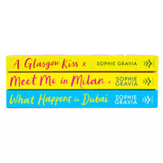 Sophie Gravia 3 Books Collection Set (A Glasgow Kiss, What Happens in Dubai & Meet Me in Milan) - The Book Bundle
