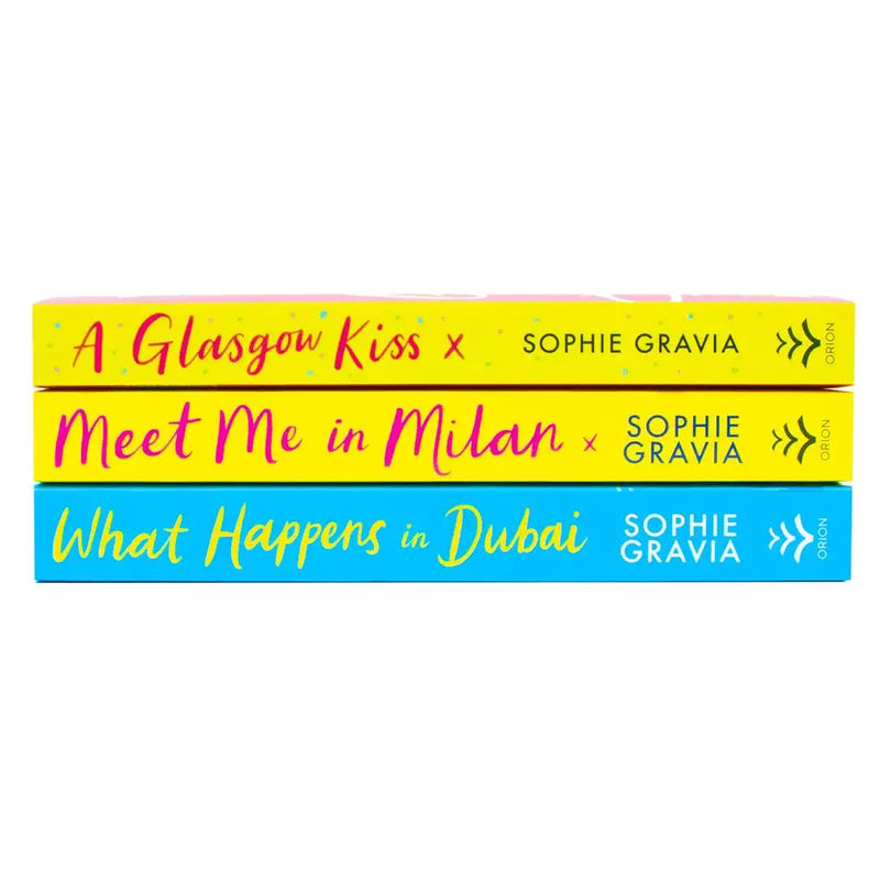 Sophie Gravia 3 Books Collection Set (A Glasgow Kiss, What Happens in Dubai & Meet Me in Milan) - The Book Bundle