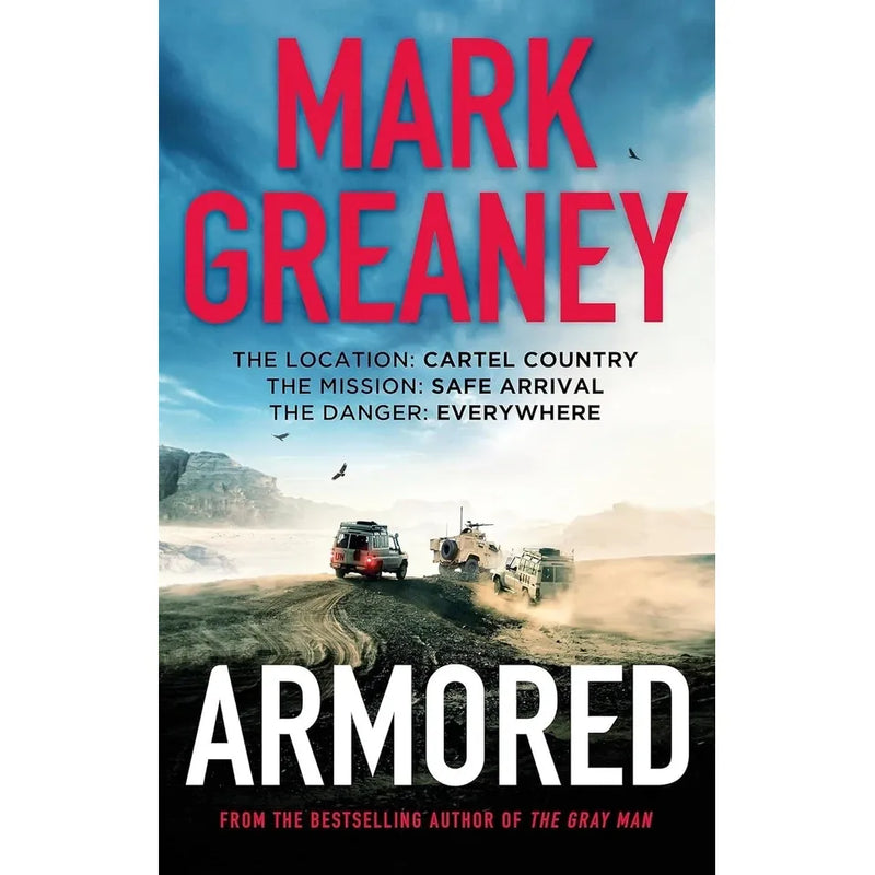 Six paperback books from Mark Greaney's The Gray Man series collection, featuring book spines with titles and cover art.