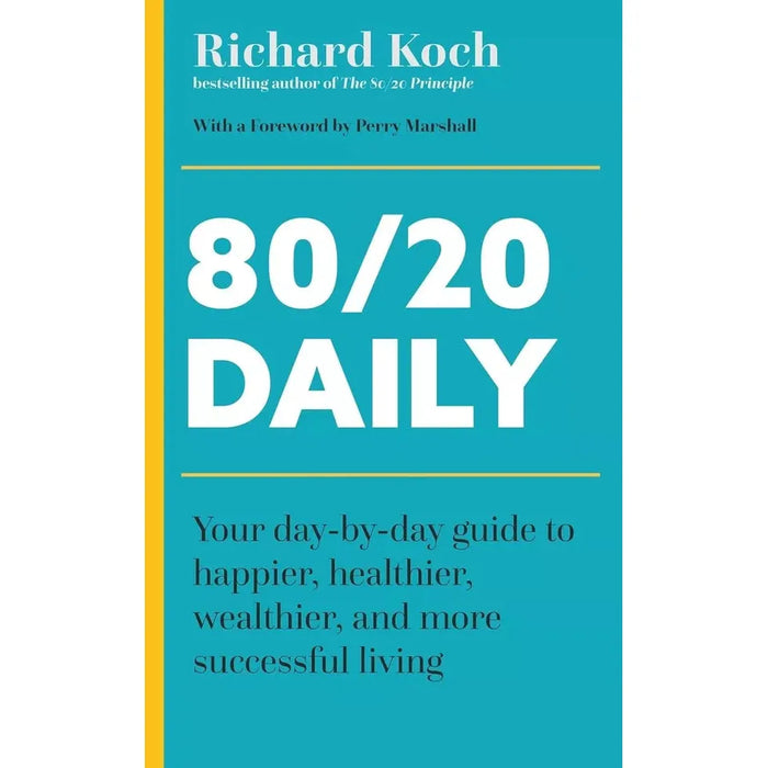 Richard Koch Collection 2 Books Set The 80/20 Principle Achieve More,80/20 Daily - The Book Bundle