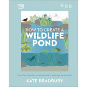 Two hardcover books on creating wildlife ponds and natural gardening by Kate Bradbury, Piet Oudolf, and Henk Gerritsen, with garden scenes.