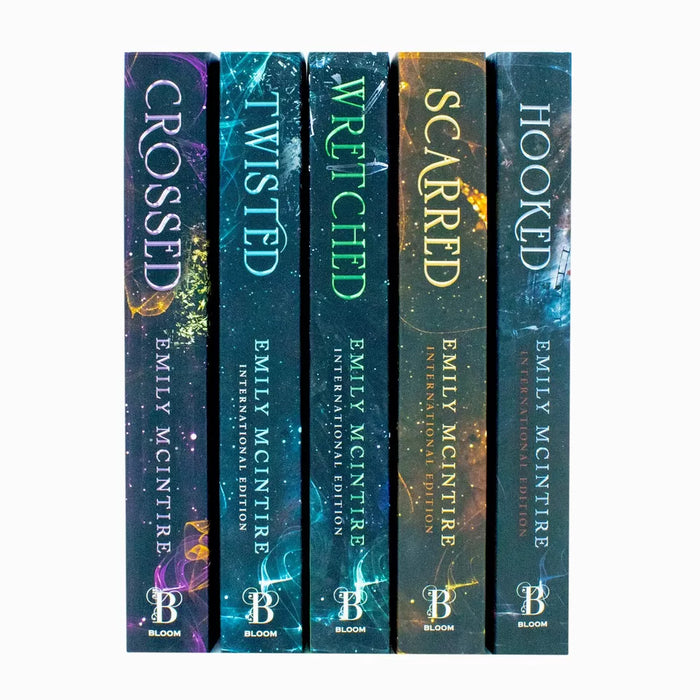 Never After Series Books 1 -5 Collection Set by Emily McIntire (Hooked, Scarred, Wretched, Twisted & Crossed) - The Book Bundle