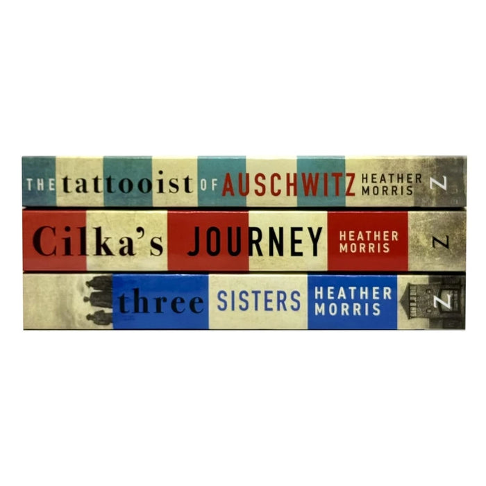 Tattooist of Auschwitz Trilogy 3 Books Collection Set by Heather Morris (The Tattooist of Auschwitz, Cilka's Journey, Three Sisters) - The Book Bundle