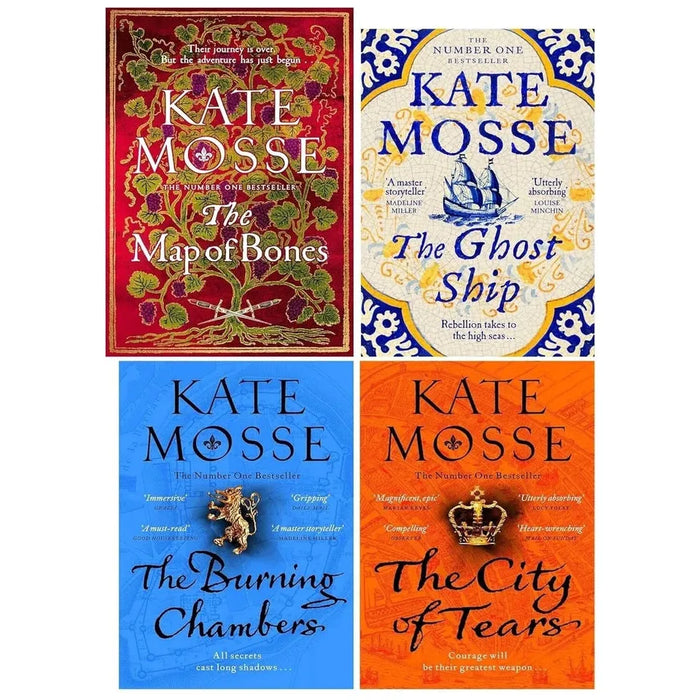 The Joubert Family Chronicles 4 Books Collection Set By Kate Mosse The Map of Bones (HB) - The Book Bundle