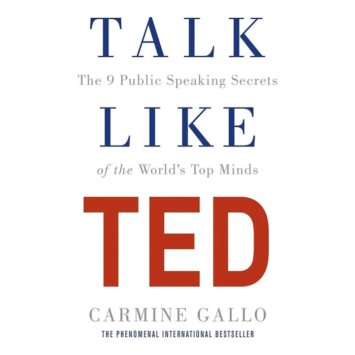 Carmine Gallo 2 Books Collection Set (The Storyteller's Secret, Talk Like TED) - The Book Bundle