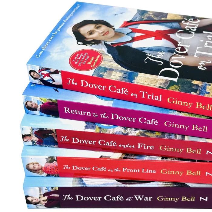 Dover Cafe Series 5 Books Collection Set by Ginny Bell Return to the Dover Cafe at War, Dover Cafe on Trial - The Book Bundle