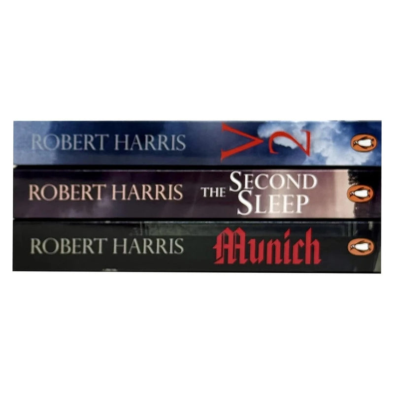 Robert Harris 3 Books Collection Set (Munich, The Second Sleep & V2) - The Book Bundle