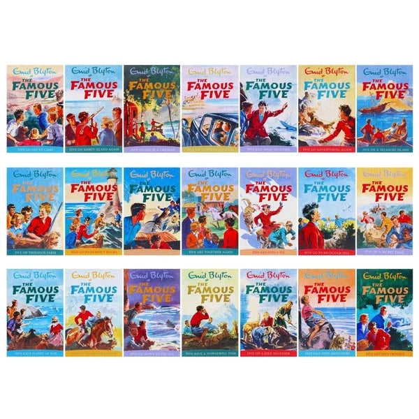 The Famous Five 21 Books Collection Set by Enid Blyton - Fiction - Mixed Format