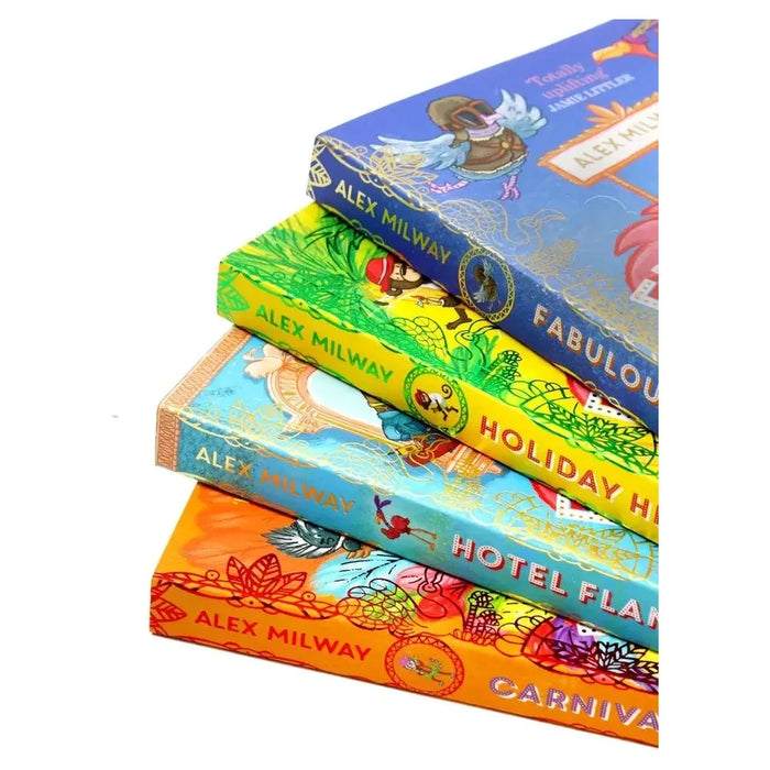 Hotel Flamingo Series 4 Books Collection Set By Alex Milway - The Book Bundle