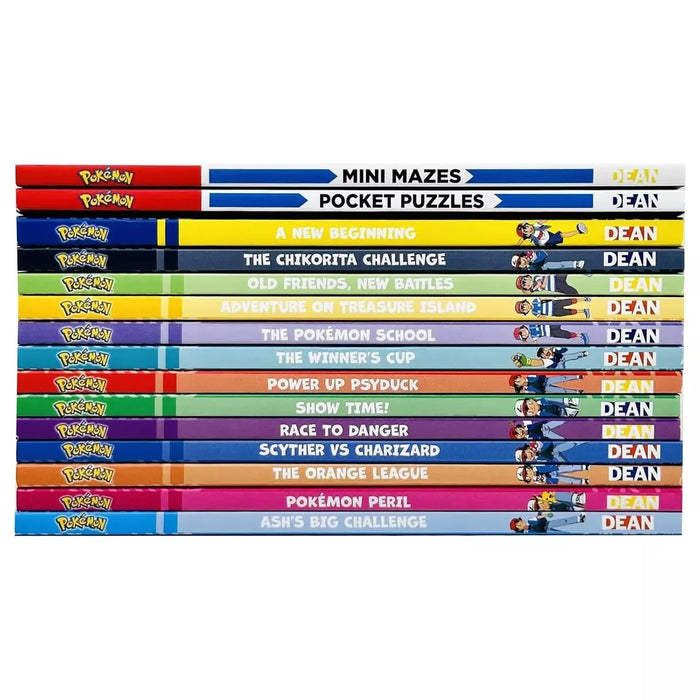 Pokemon Super Collection 15 Books Set (Ash's Big Challenge,Pokémon Peril) - The Book Bundle