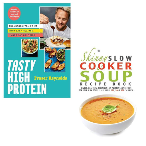 Skinny Slow Cooker Soup Recipe, Tasty High Protein 2 Books Set - The Book Bundle