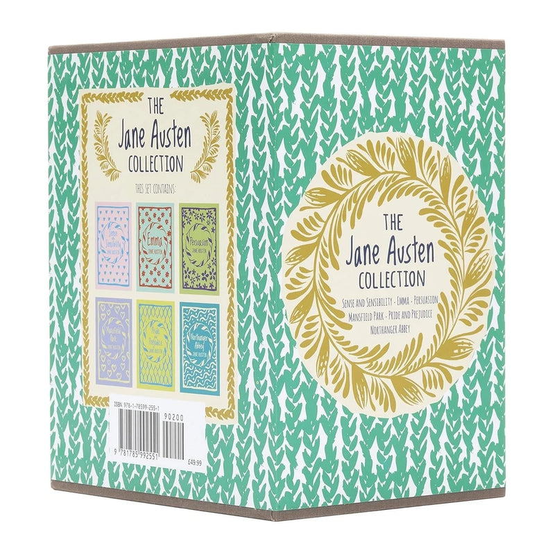 The Jane Austen Collection 6 Books Box Set (Sense and Sensibility, Emma, Persuasion, Mansfield) - The Book Bundle