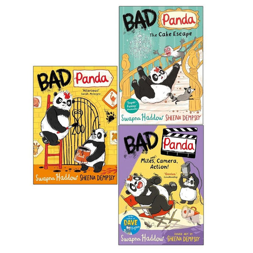 Bad Panda Collection 3 Books Set by Swapna Haddow Bad Panda, Cake Escape - The Book Bundle