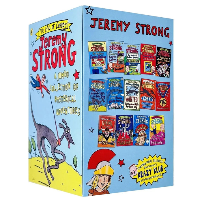Jeremy Strong 14 Books Collection Box Set (Romans on the Rampage, Let's Do The Pharaoh!) - The Book Bundle