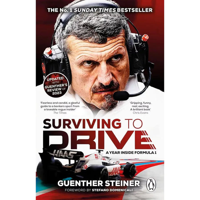 Guenther Steiner Collection 2 Books Set (Surviving to Drive, Unfiltered) - The Book Bundle