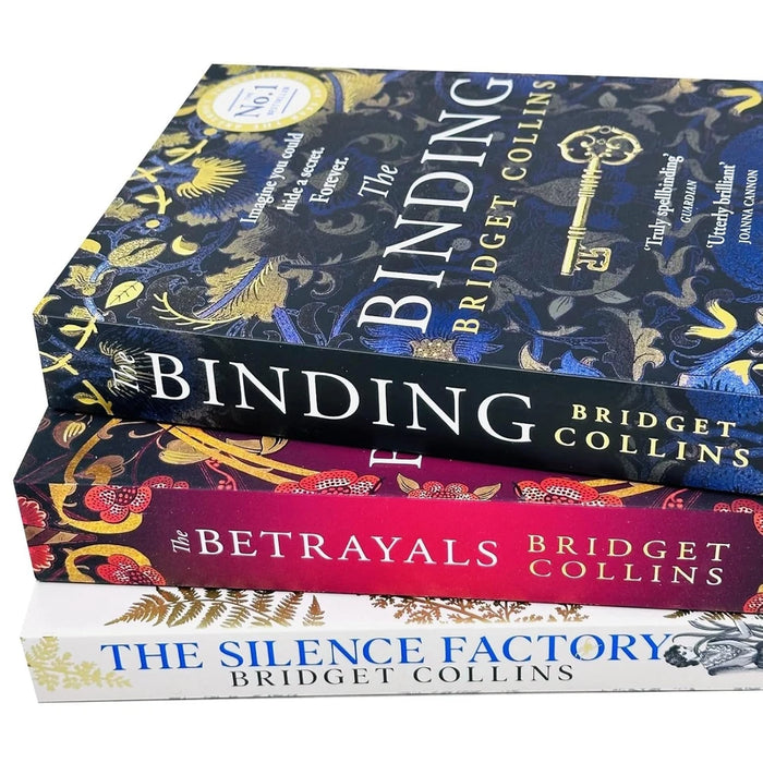 Bridget Collins Novels 3 Books Collection Set Silence Factory, Binding, Betrayals - The Book Bundle