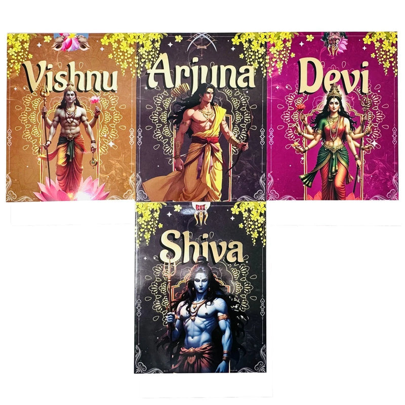 Hindu Mythology for Kids – Illustrated Box Set of 10 Books Stories by Moonstone Rama, Shiva, Ganesha, Durga - The Book Bundle