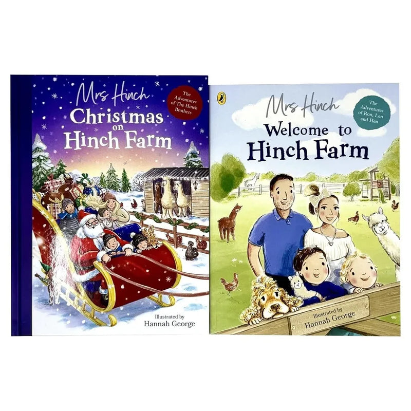 The Adventures of the Hinch Brothers Series 2 Books Collection Set By Mrs Hinch (Welcome to Hinch Farm & Christmas on Hinch Farm) - The Book Bundle