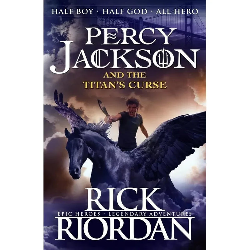 MISSING-Percy Jackson and The Olympians Series 3 Books Collection Set (the Sea of Monsters, Titan's Curse, Battle of the Labyrinth) - The Book Bundle